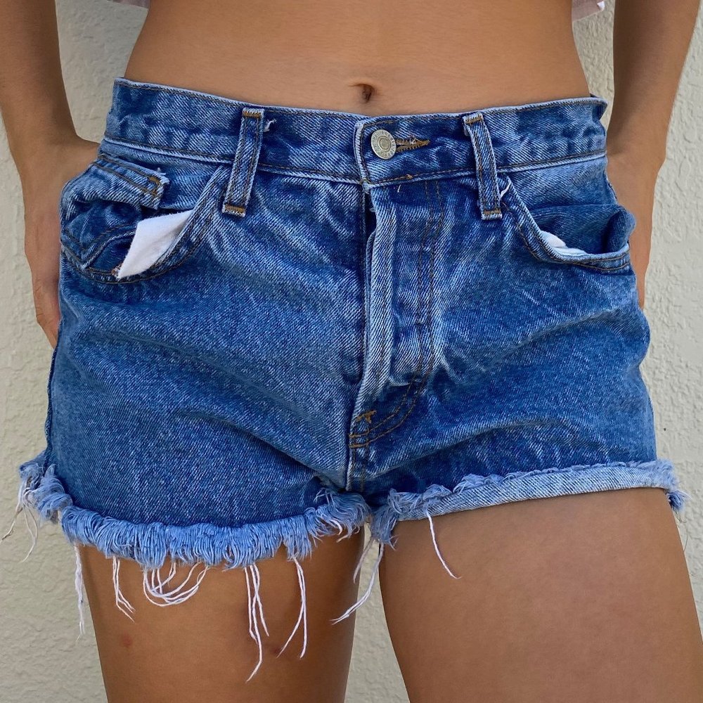 Brandy Melville Denim Daisy Duke Shorts